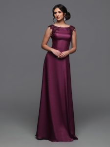 Purple & Lavender Bridesmaids Dresses: DaVinci Bridesmaid Style #60617