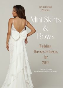 Wedding Dress Trends: Mini Dresses & Bow Details