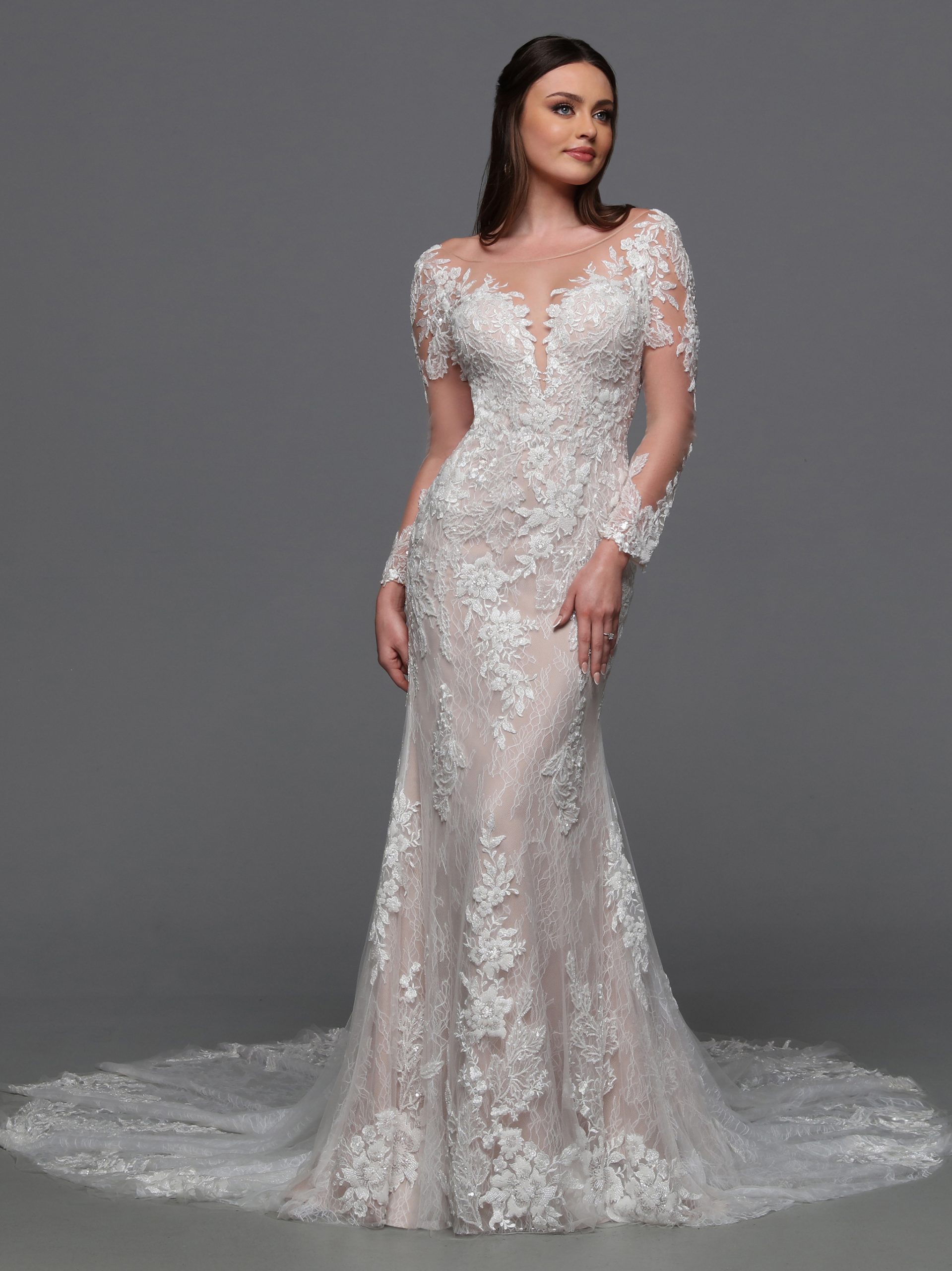 Long Sleeve Wedding Dresses for Winter 2024 | DaVinci Bridal