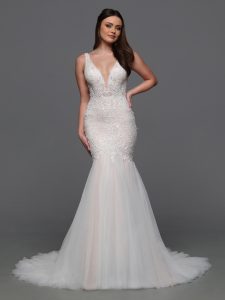 Sparkling Beaded Wedding Dresses for 2024: DaVinci Bridal Style #50858