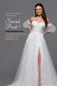 DaVinci Bridal Winter 2024 Formal Wedding Dresses Sneak Peek