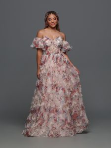 Formal Ball Gown Wedding Dresses for Winter 2024: Informal by DaVinci Style #F145