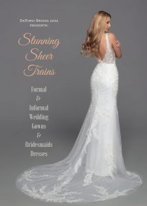 Wedding Dresses with Sheer Trains