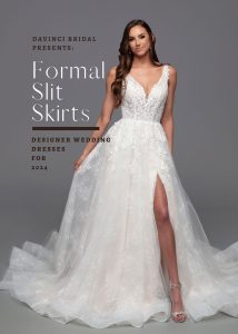 Formal Slit Skirt Wedding Dresses