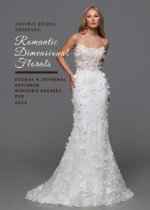3D Floral Wedding Dresses for Spring 2024