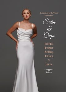 Satin & Crepe Informal Wedding Dresses