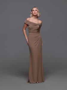 Off the Shoulder Bridesmaids Dresses for 2024: DaVinci Bridesmaid Style #60675