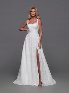 Informal A-Line Ball Gown Wedding Dresses: Informal by DaVinci Style #F156