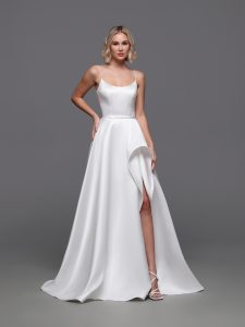 Informal A-Line Ball Gown Wedding Dresses: Informal by DaVinci Style #F158