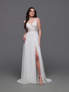 Informal A-Line Ball Gown Wedding Dresses: Informal by DaVinci Style #F168