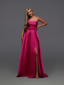 New Satin & Silk Bridesmaids Dresses for Winter 2025: DaVinci Bridesmaid Style #60750