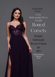 2025 Trends Boned Corset Bridesmaids Dresses