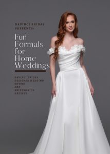Fun Formal Bridal Dresses for Home Weddings