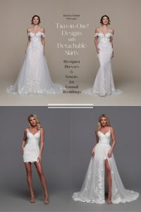 Two-in-One Convertible Wedding Dresses