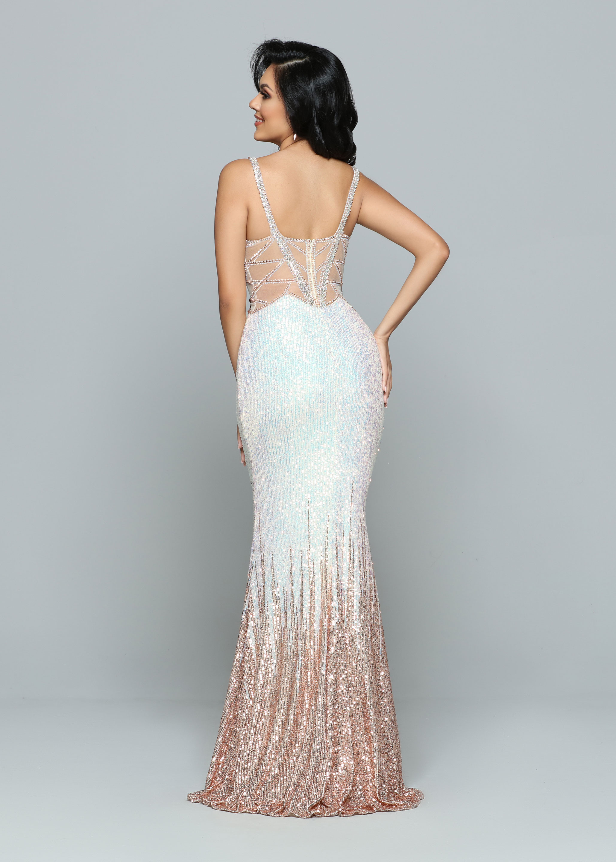 Image showing back view of style #72166