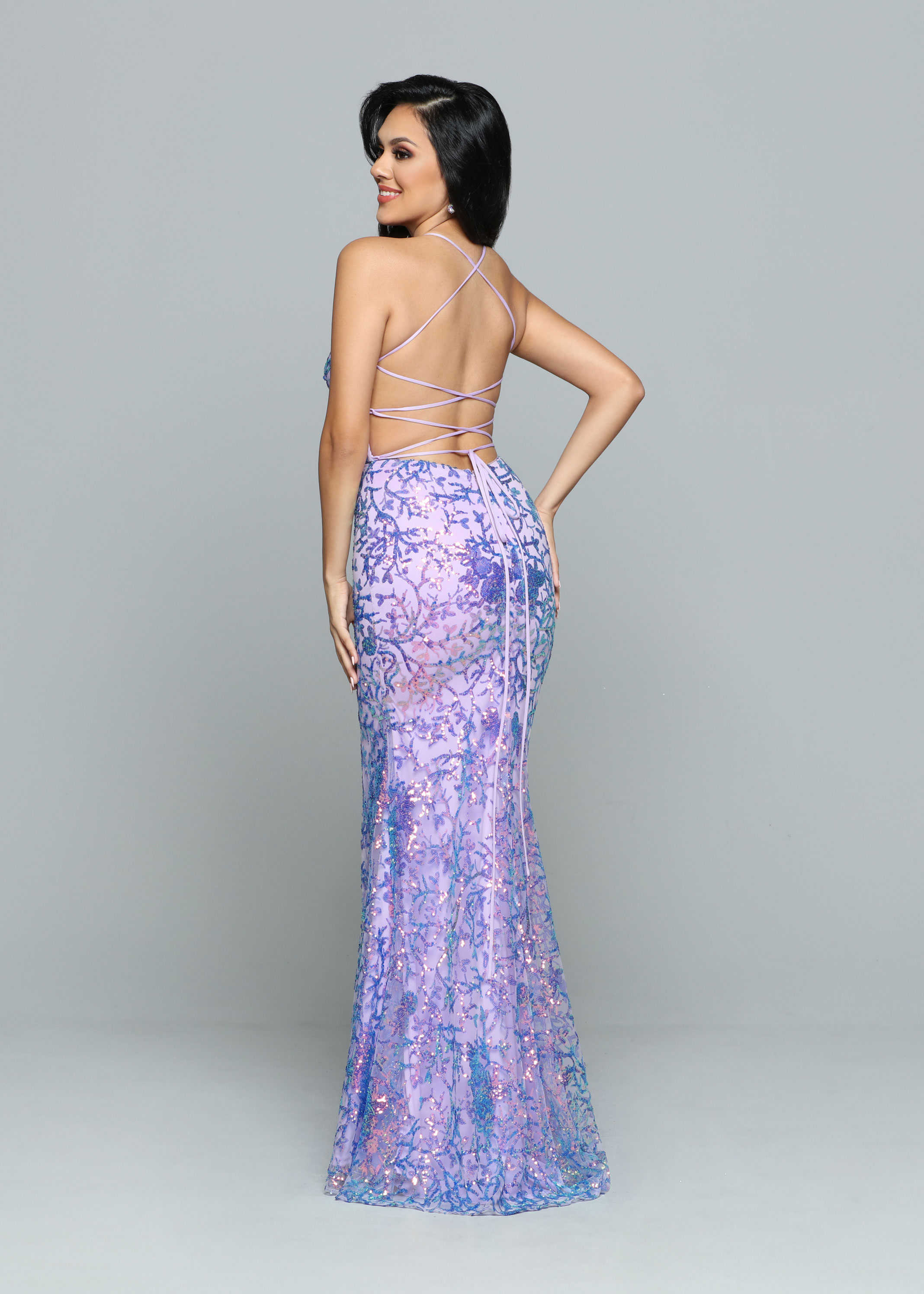 Image showing back view of style #72176