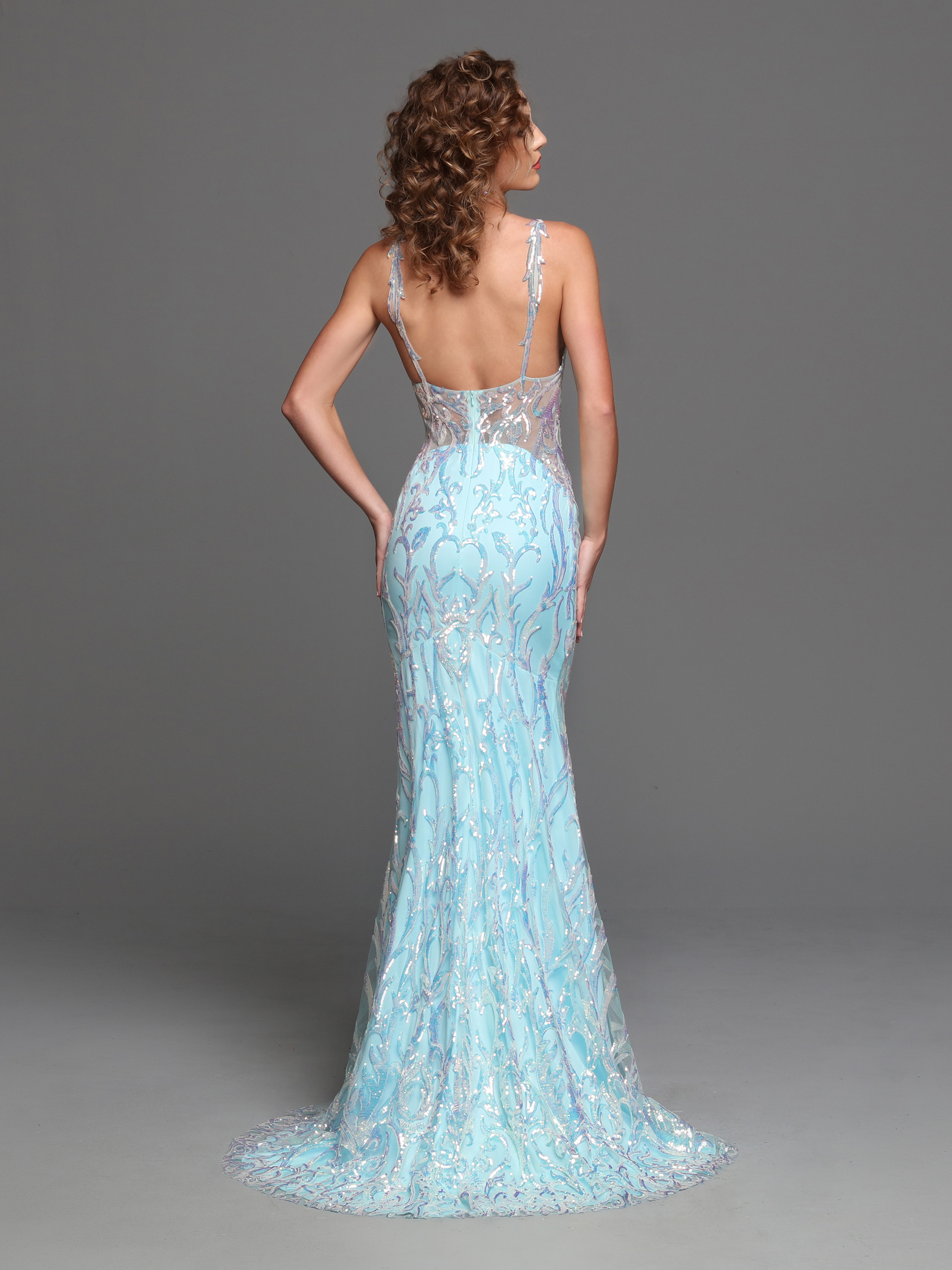 Image showing back view of style #72299
