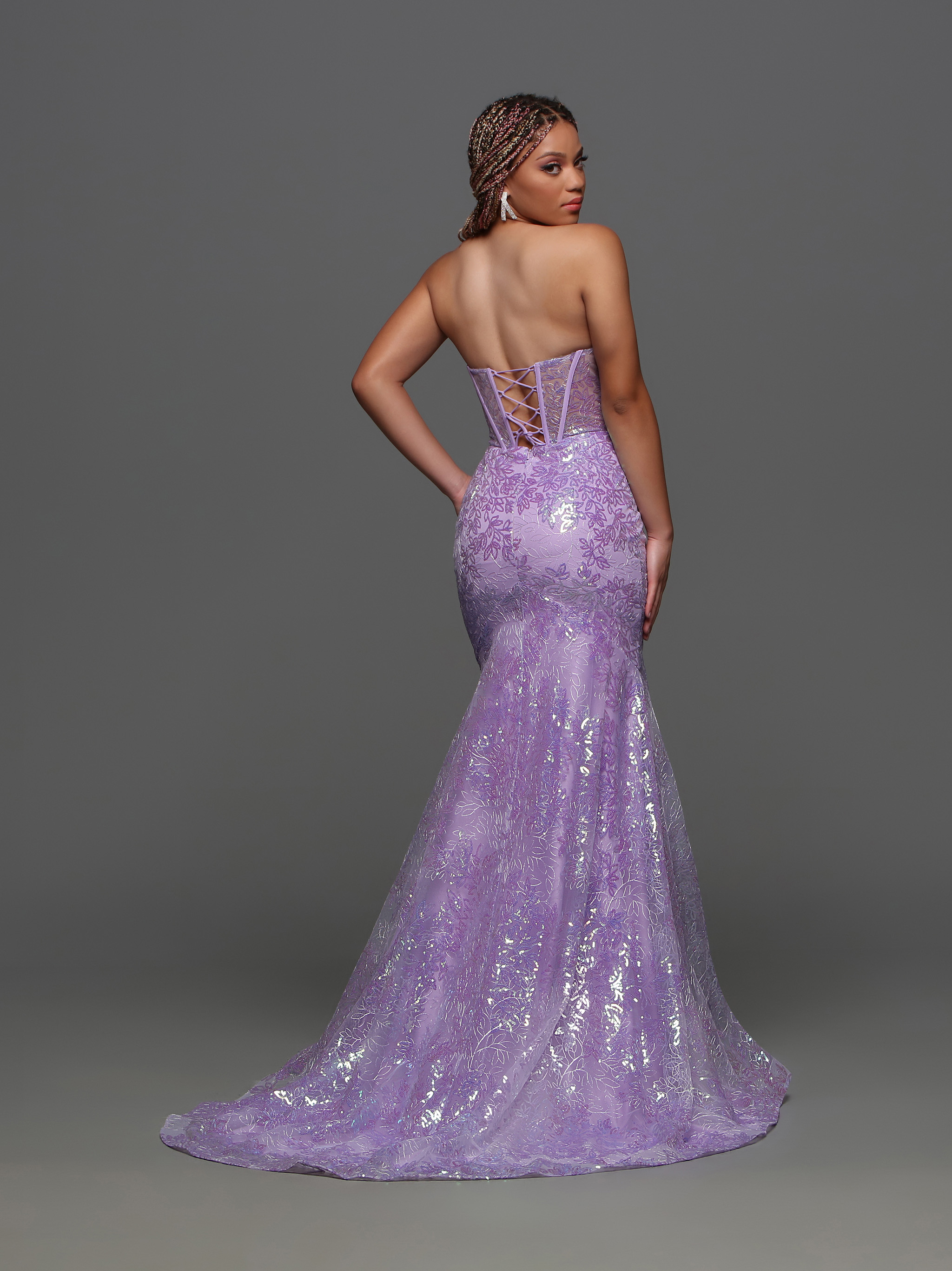 Image showing back view of style #72362