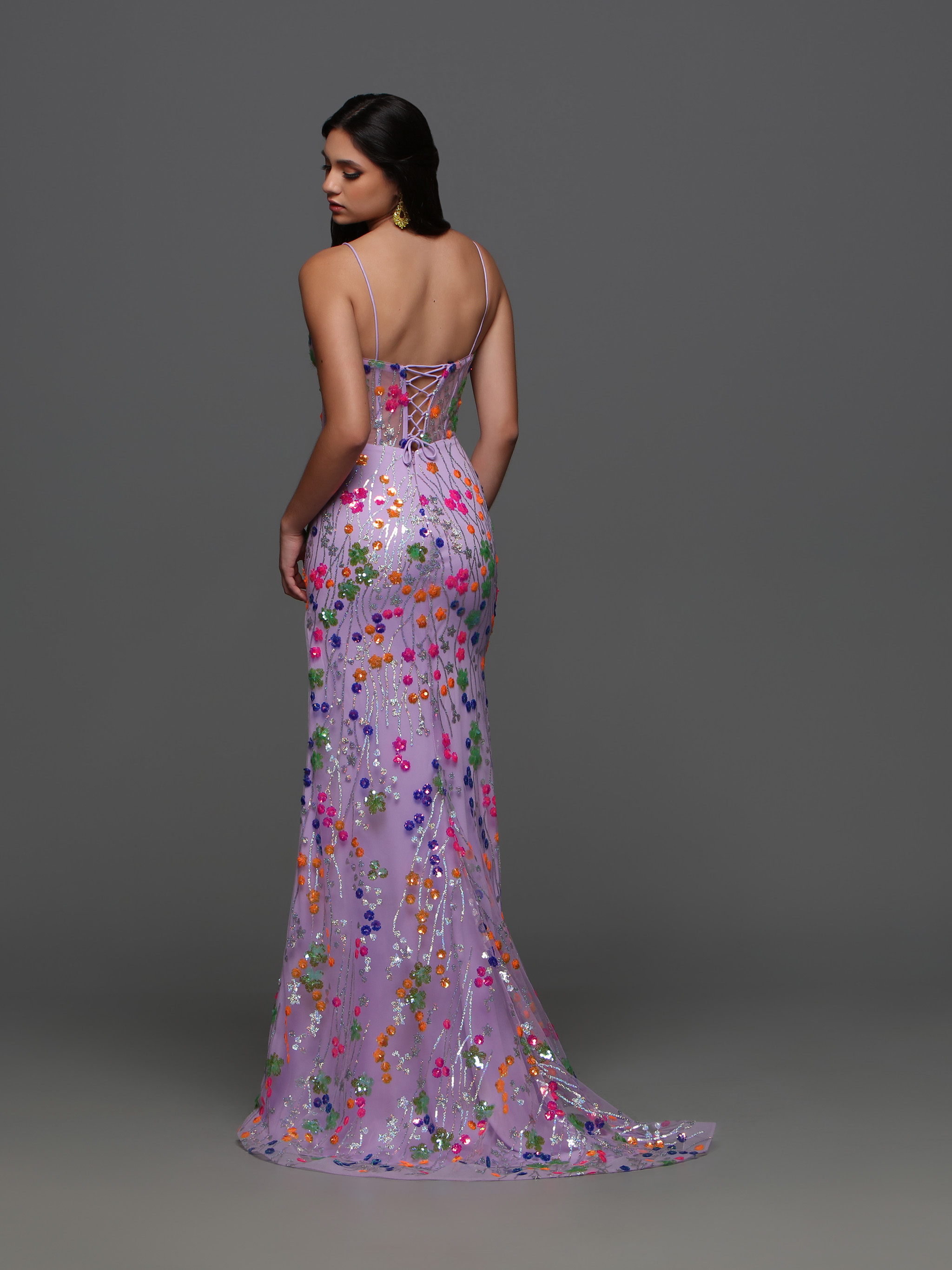 Image showing back view of style #72396