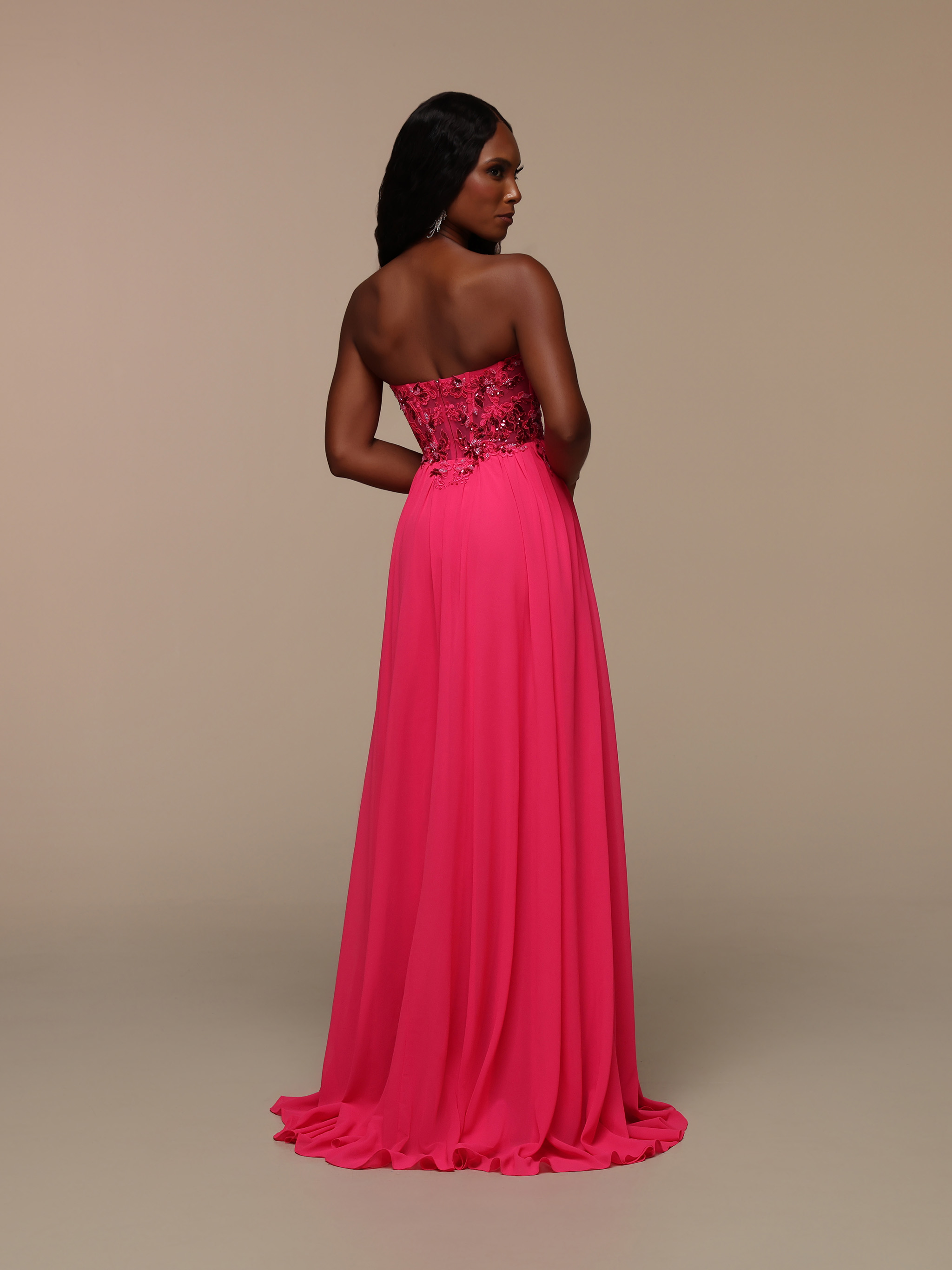 Image showing back view of style #72610