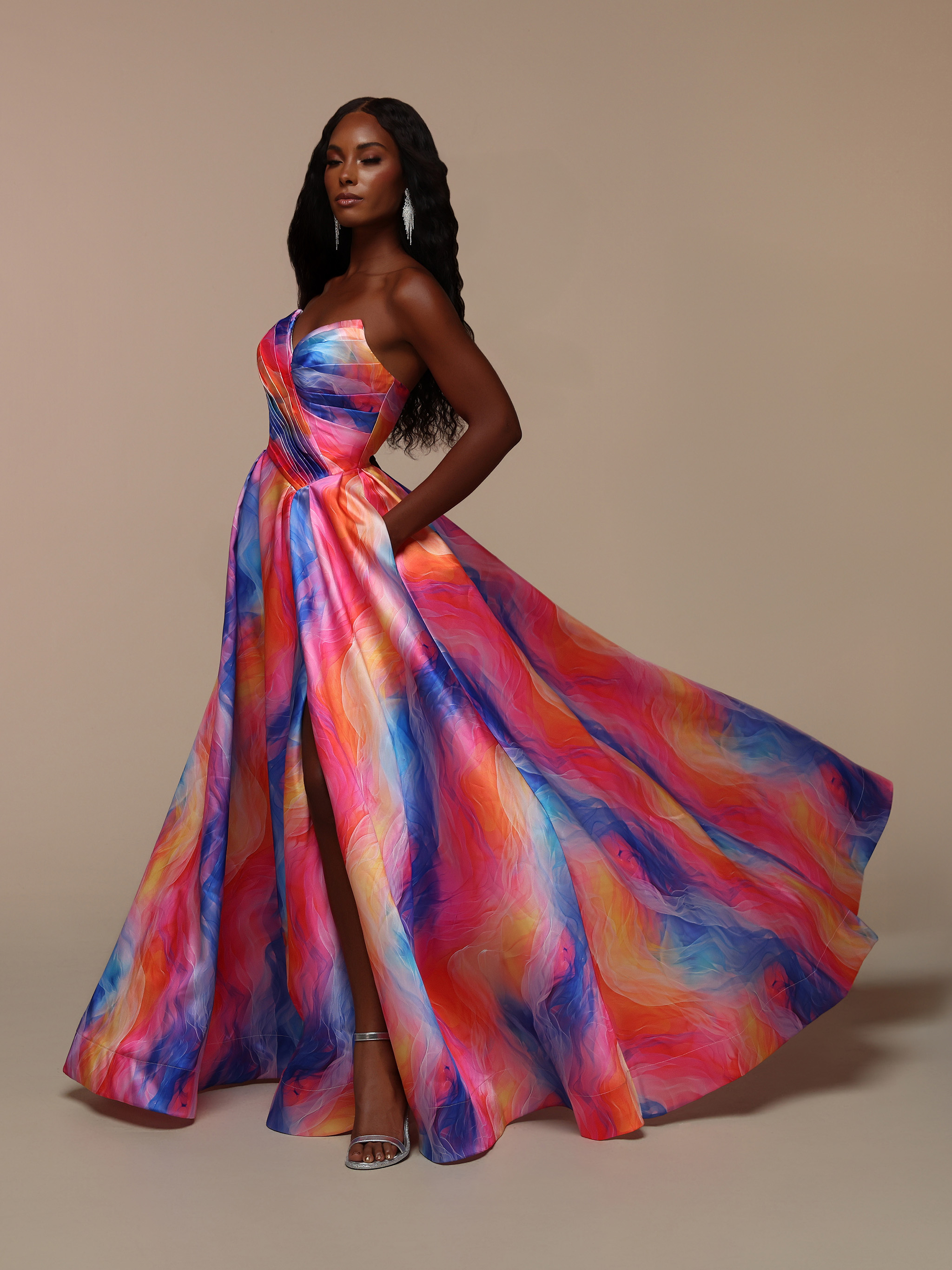 Image showing back view of style #72618