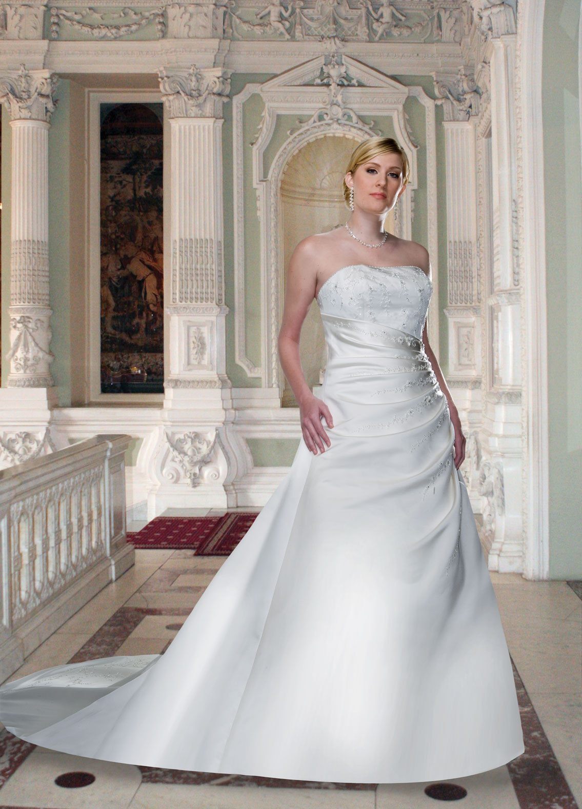 Style #8220 Full Figured | DaVinci Wedding Dresses