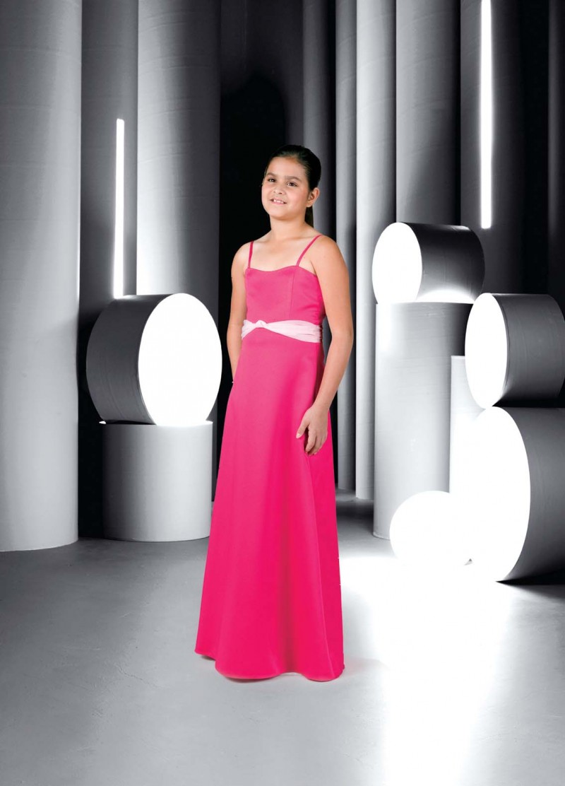 Hot Pink Junior Bridesmaid Dresses